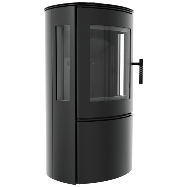 visjon sideglass og lamell topp sort lakk FALCON VIEW- Frittstående - Bilde 1