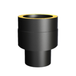 Halvisolert adaptor fra ovn til pipe - Norvai