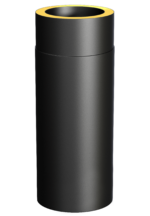 Halvisolert lengde Ø150 1000/500/250mm - Norvai - Bilde 2